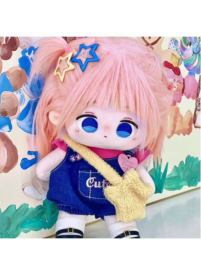 Cotton Doll 20cm Bone Nude Doll Cute Doll Doll Clothes Dress-up Toy Girl Friend Birthday Gift-Specifications:20cm Without Skeleton-Color:Gray Long Cloud Sweater (only Clothes Without Dolls) - Image 4