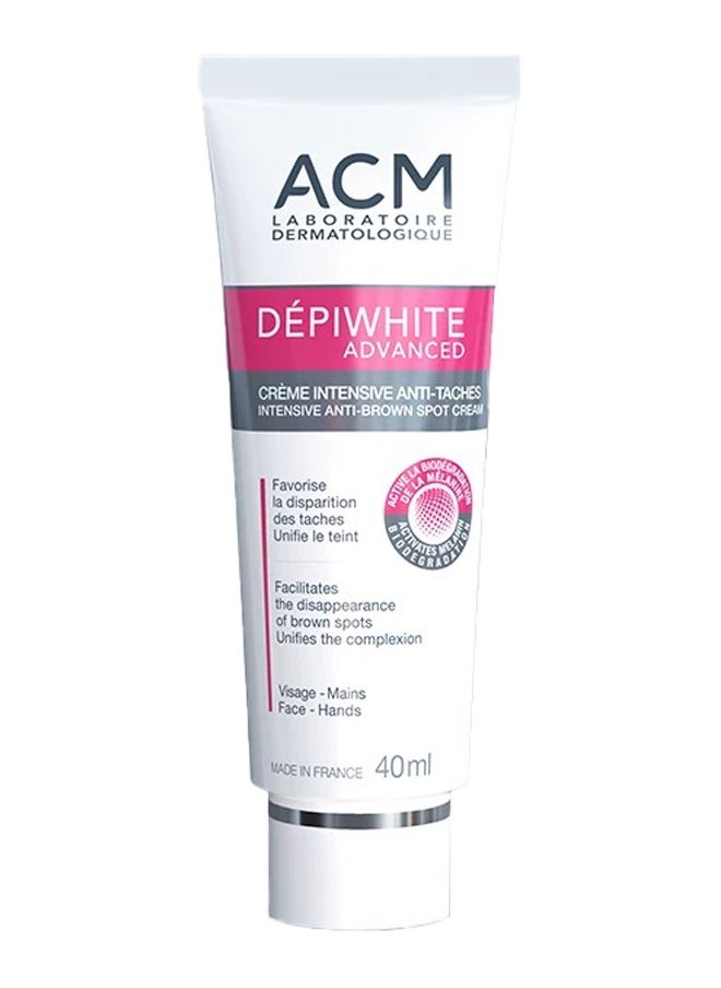 ACM Laboratoire dermatologique Depiwhite Advanced Intensive Anti-Brown Spot Cream, Anti-Freckles and Acne Mark Essence, Skin Lightening Essence Cream - 40 ML  - Image 1