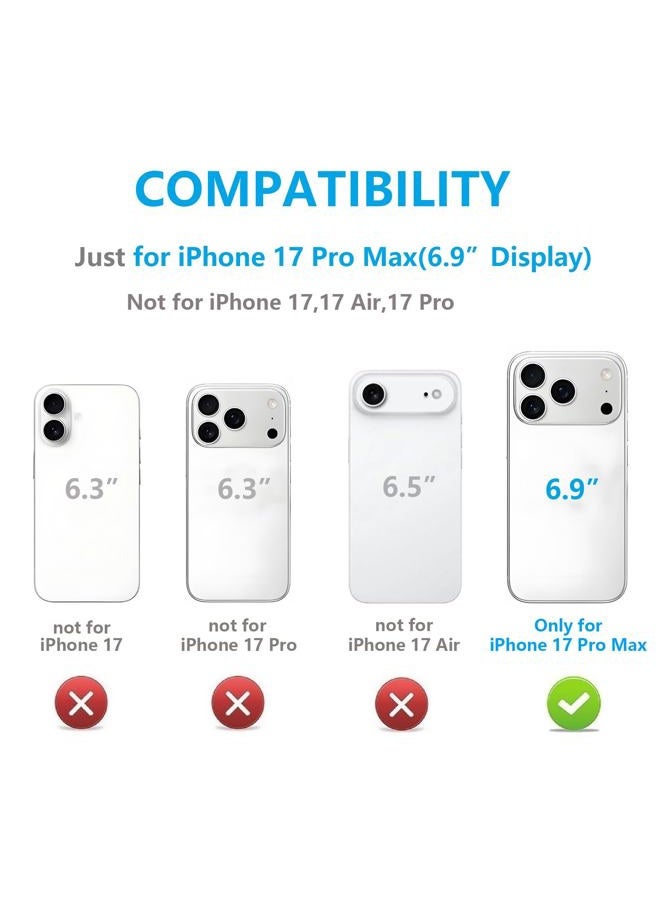 OT ONETOP حافظة محفظة ONETOP متوافقة مع Magsafe لجهاز iPhone 17 Pro Max مع حامل بطاقات، غلاف جلد PU مع واقي RFID، قفل مغناطيسي مزدوج وغلاف مقاوم للصدمات 6.9 بوصة (أخضر) - Image 2