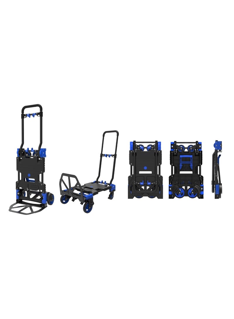 SINDIBAD HandiMoova 2in1 70kg sack truck,135kg folding platform trolley, multi-function hand truck; Converts in seconds - Image 2