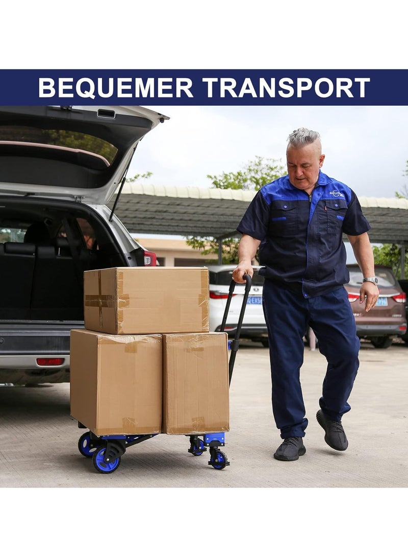 SINDIBAD HandiMoova 2in1 70kg sack truck,135kg folding platform trolley, multi-function hand truck; Converts in seconds - Image 4