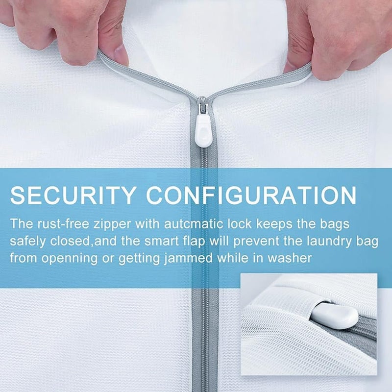 3 قطع ��كياس غسيل للملابس الحساسة، أكياس غسيل حمالات الصدر والملابس الداخلية الفاخرة من Simple Houseware، أكياس غسيل الملابس للغسيل، البلوزات، حمالات الصدر، الجوارب الطويلة، الجوارب، الملابس الداخلية، الملابس الداخلية - Image 2