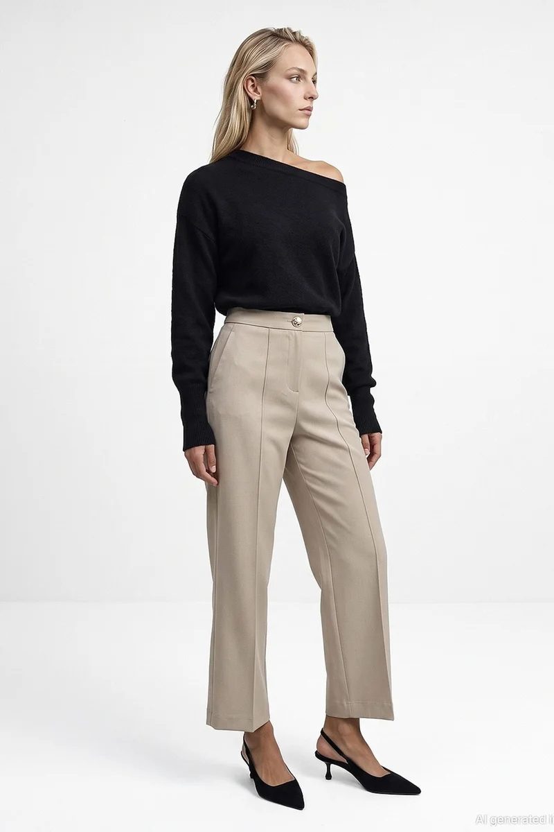 ديلفين DILVIN Women's Straight Leg Pants