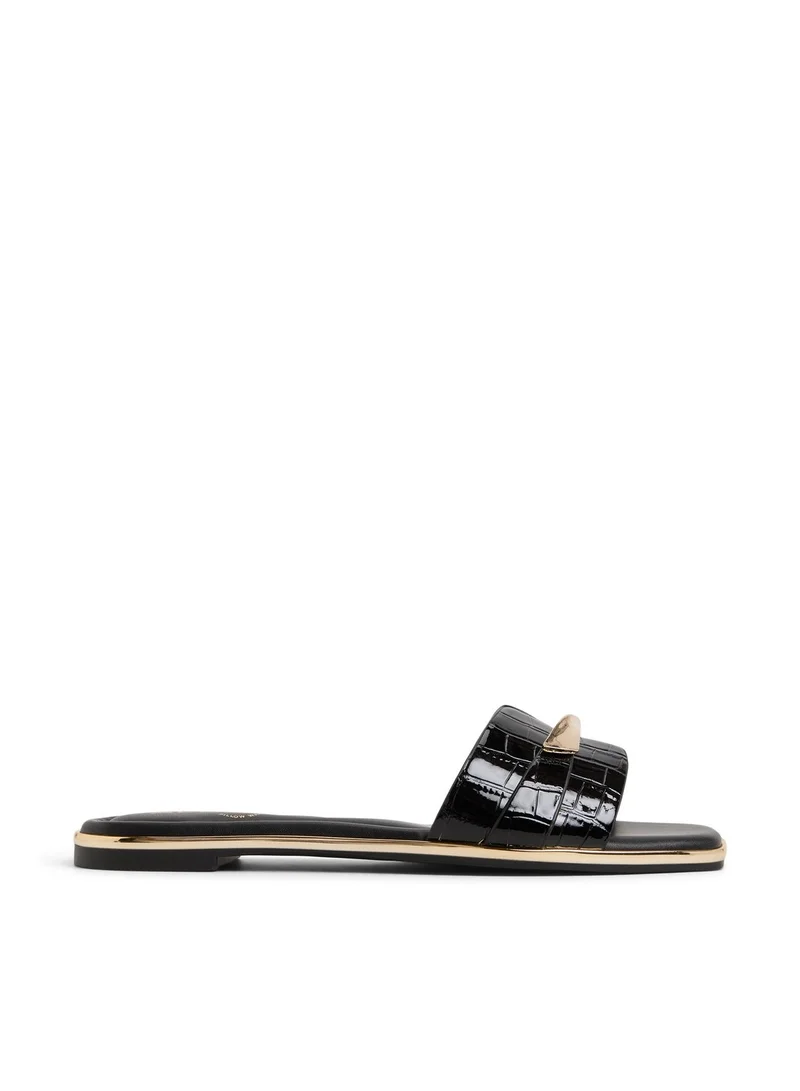 ALDO Darlina-In Women's Black Flat Sandals