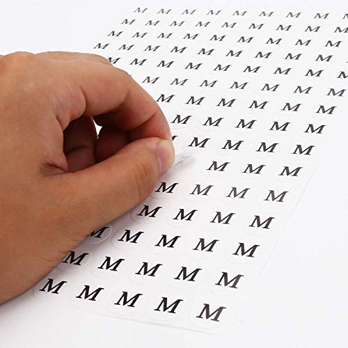 DERAYEE 4200 Pcs Clothing Size Round Stickers, 1/2” Labels Sticker White Adhesive Apparel Circle Size Labels 7 Sizes (XS/S/M/L/XL/XXL/XXXL) - Image 3