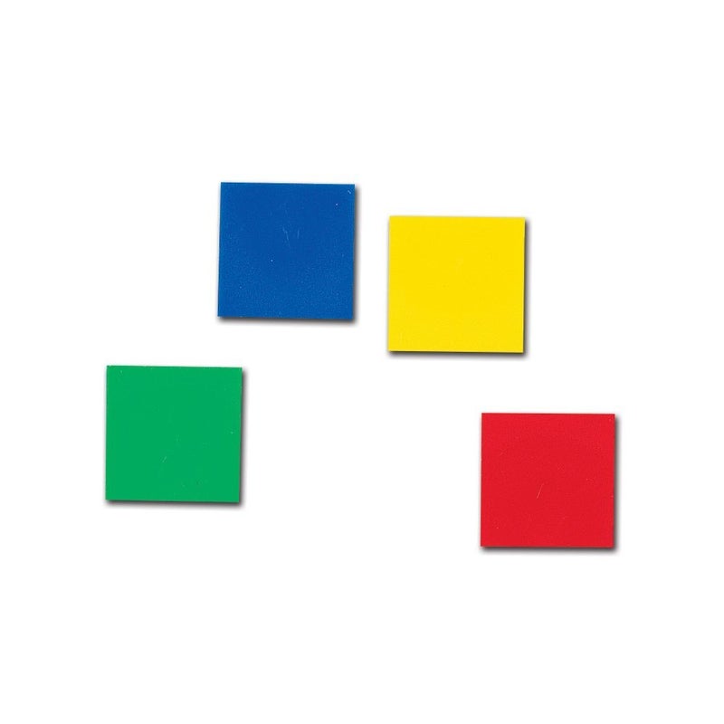 hand2mind hand2mind Foam Square Color Tiles Color Sorting Math Counters for Kids Counting Manipulatives Colored Foam Squares Math Manipulatives Bingo Chips Game Tokens Tiles Learning Set of 400  - Image 4