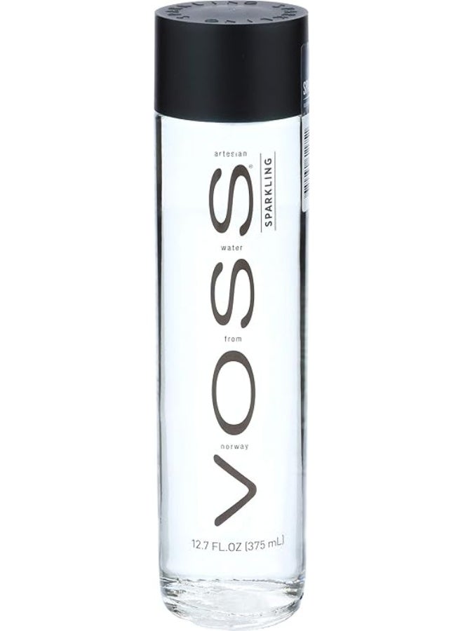 فوس مياه فوس أرتيزان الفوارة – زجاجات زجاجية فاخرة، 375 مل (قطع 24) - Image 1