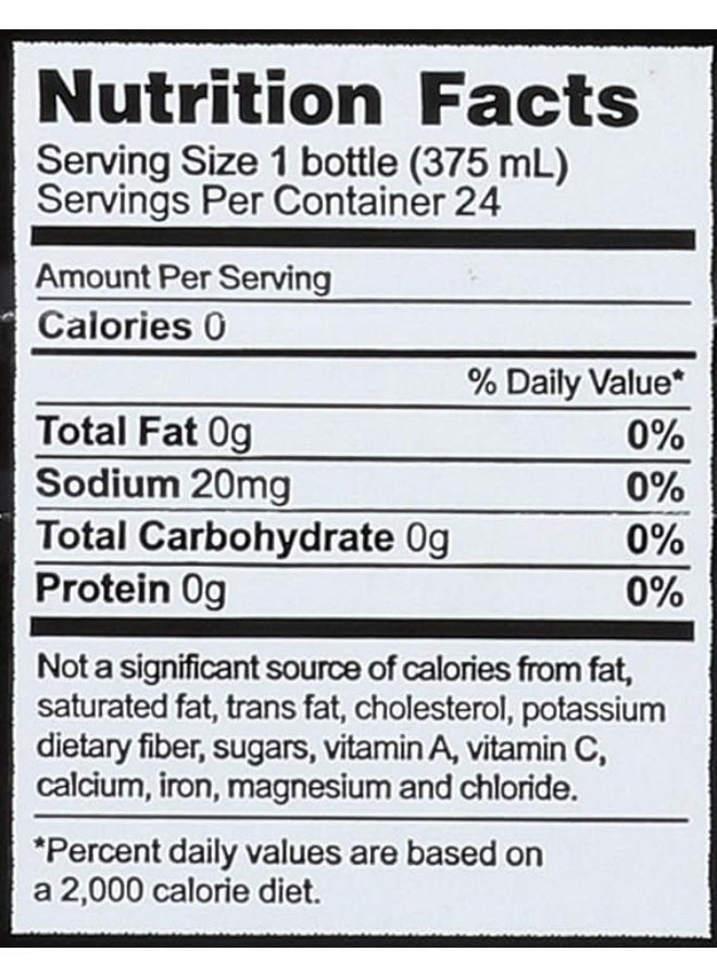 فوس مياه فوس أرتيزان الفوارة – زجاجات زجاجية فاخرة، 375 مل (قطع 24) - Image 3