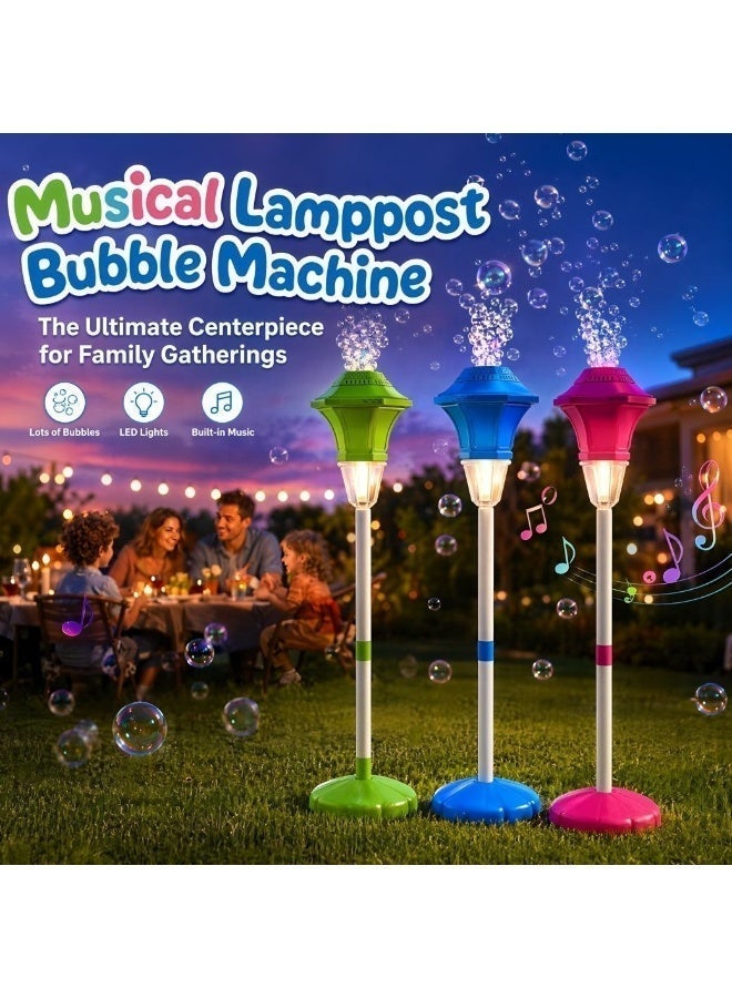 Standing Rocket Bubble Machine Automatic Giant Bubble Maker, Large Capacity for Outdoor Garden Picnics and Kids Parties - Image 4