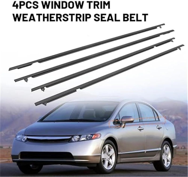 Yurefax أختام نوافذ وأبواب يوريفكس لسيارة هوندا سيفيك 2006-2011 - Image 5