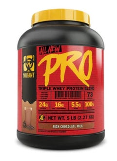 Mutant Mutant PRO Whey Protein Blend 5 lbs Whey Protein Blend Rich Chocolate Milk 5lb 