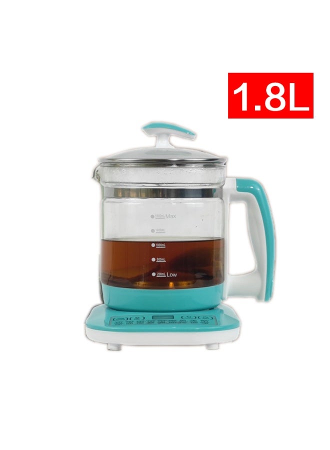 HTH Electric Kettle,Electric Tea Kettle Glass Boiler Hot Water Tea Heater with Temperature Control LCD Display,Easy to Clean - Image 1