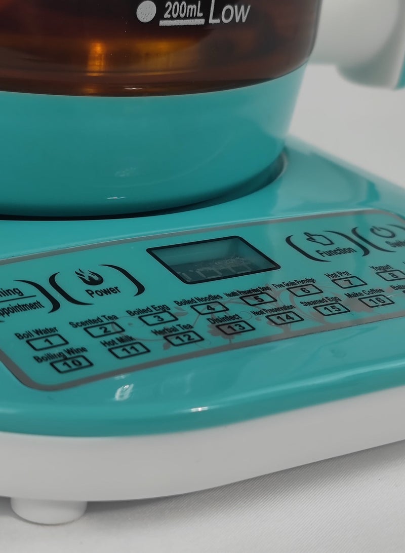 HTH Electric Kettle,Electric Tea Kettle Glass Boiler Hot Water Tea Heater with Temperature Control LCD Display,Easy to Clean - Image 5