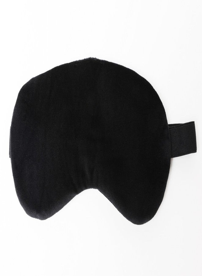 Brookstone Memory Foam Neck Travel Pillow Set - High Density Stuffable U Shaped Travel Neck Pillow and Sleep Mask Set for Car, Airplane Travels and Sleep, Black Contoured - Image 3