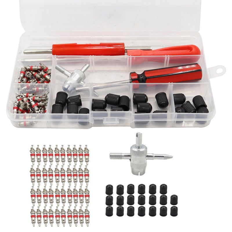 Valve Core Extender, Tire Valve Removal and Installation Tool for Cars and Bicycles - Image 1