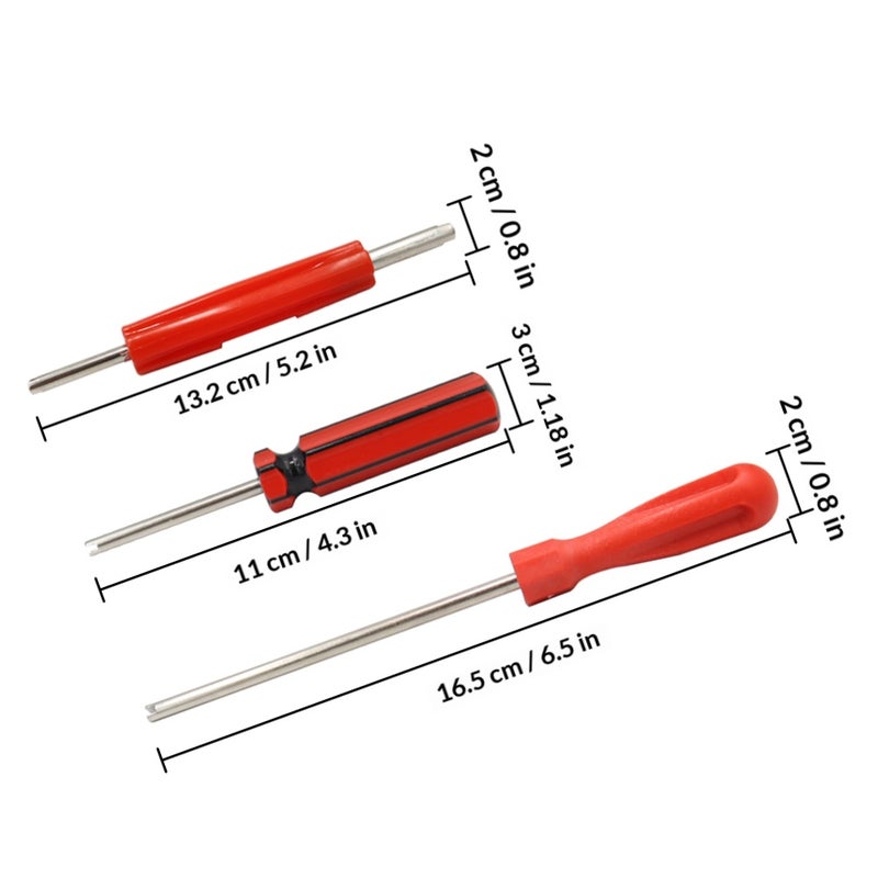 Valve Core Extender, Tire Valve Removal and Installation Tool for Cars and Bicycles - Image 2