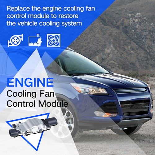 AdvanEX Engine Cooling Fan Control Module Compatible with 2013-2016 Ford Escape; 2012-2018 Focus; 2014-2017 Transit Connect Replace OE 1137328464 1137328567 - Image 4