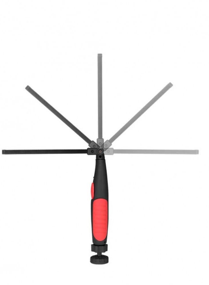 LED light for trips and picnics LED rechargeable high brightness, rechargeable via USB input, battery lasts longer, horizontal rotation 360 degrees rotating, vertical rotation 180 degrees rotating, wo - Image 3