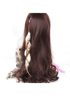 Fodattm Odattm Handmade Boho Hippie Hair Extensions With Feather Clip Comb Indian Feather Hairpin Headdress Diy Accessories For Women Lady  - Image 3