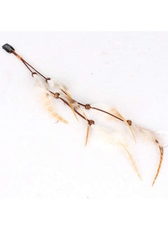 Fodattm Odattm Handmade Boho Hippie Hair Extensions With Feather Clip Comb Indian Feather Hairpin Headdress Diy Accessories For Women Lady  - Image 4