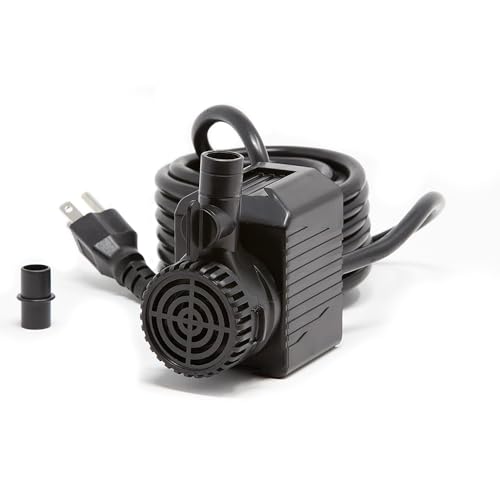 Beckett Corporation M430AUL 7206710 430 GPH 31 Watt Submersible Pond Pump for Fountains, Ponds, Water Gardens, Aquariums, Hydroponics, Aquaponics, and Statuary, 8.2' Max Lift, Black - Image 1