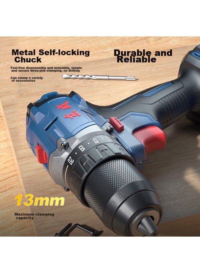 DONG Cheng Dongcheng 20v Brushless Cordless Drill Dcjz2060am Rechargeable Electric Screwdriver Dual Speed Forward Reverse Lithium Drill - Image 4