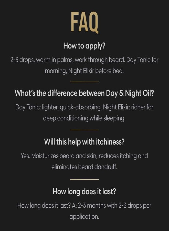 The Beard Struggle Tonic + Elixir Beard Oil Bundle - Silver Collection - Grooming Beard Oil - Softens, Moisturizers, and Strengthens Beard Growth - Pack of 2, Alfheim's Forests - Image 5