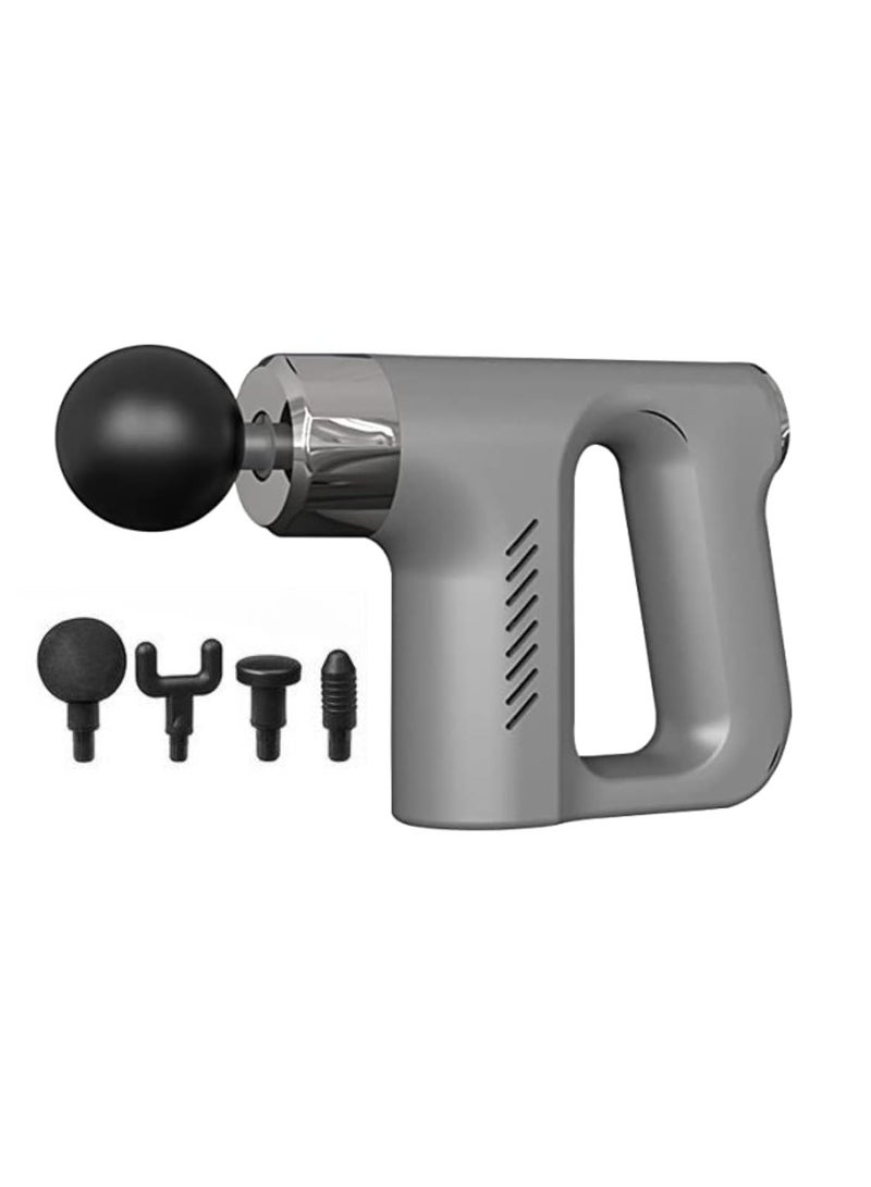 DIGI CORE Deep Tissue Massage Gun With 4 Massage Heads Muscle Massager Gun For Athletes Powerful Portable Electric Handheld Deep Tissue Body Massager Gun Neck Massager Gun Five Adjustable Speed Moods - Image 1