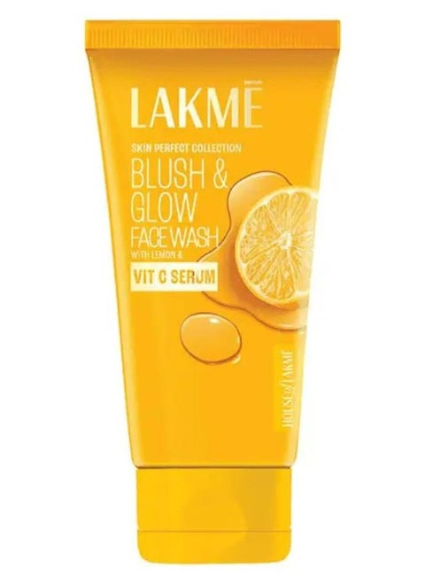 Blush And glow lemon And Vit C Serum Face Wash 100 g