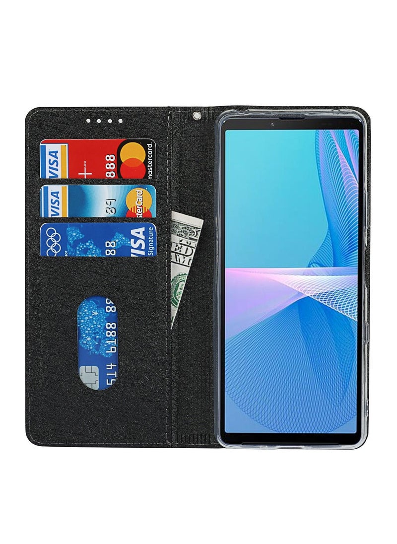 Suteni - Flip Cover Card Slots Leather Phone Case for Sony - Image 1