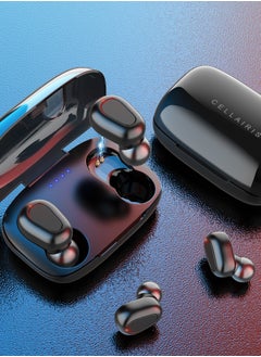 DESIRE TWS Wireless Earbuds, In-Ear Bluetooth V5.0 + EDR, Noise Reduction, Water Resistant (iPx4), Light-Weight Wireless Earphones