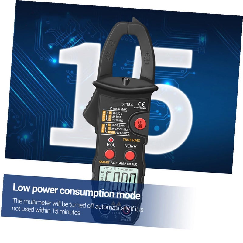 Digital Clamp Meter Voltage Measurement Tool Auto-ranging Current Multimeter for Ac/dc Electricity Testing - Image 3