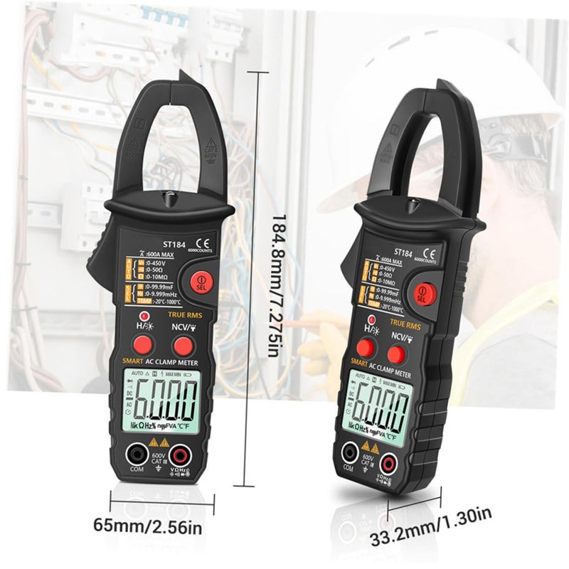 Digital Clamp Meter Voltage Measurement Tool Auto-ranging Current Multimeter for Ac/dc Electricity Testing - Image 2