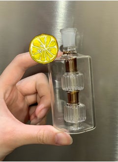 Angmei Multi-Layer Double Filter Glass Heat-Resistant Clear portable transparent filter glass Ink bottle with filter straw tube (color random)  - Image 2