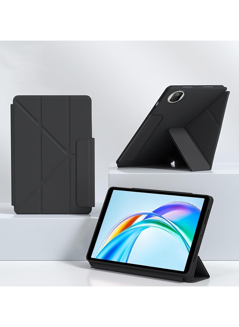 Protective Case Compatible with Honor Pad X7 8.7-inch 2025 Model Folio Scratch-Resistant Cover with Snap Closure Y-Fold Multi-Angle Stand Auto Wake/Sleep Function