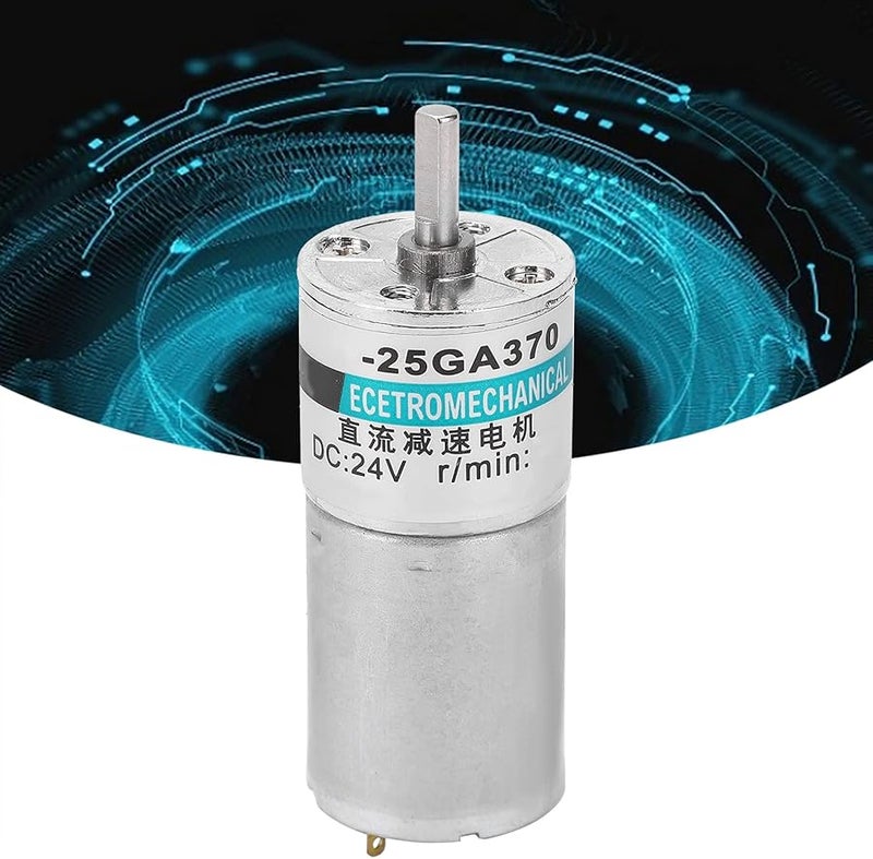 10rpm 24V DC Gear Motor Low Speed High Torque Metal Gears CW CCW For Industrial Automation - Image 4