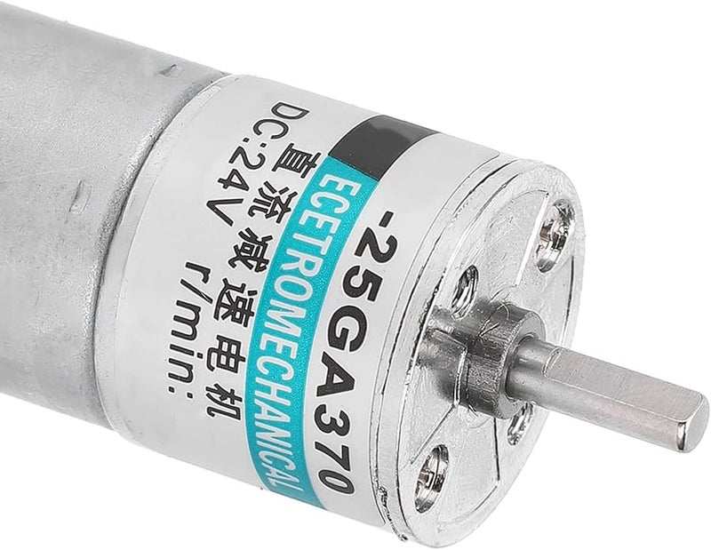 10rpm 24V DC Gear Motor Low Speed High Torque Metal Gears CW CCW For Industrial Automation - Image 3