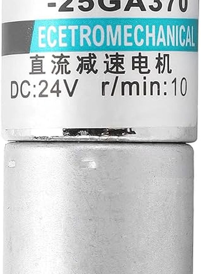 10rpm 24V DC Gear Motor Low Speed High Torque Metal Gears CW CCW For Industrial Automation - Image 1
