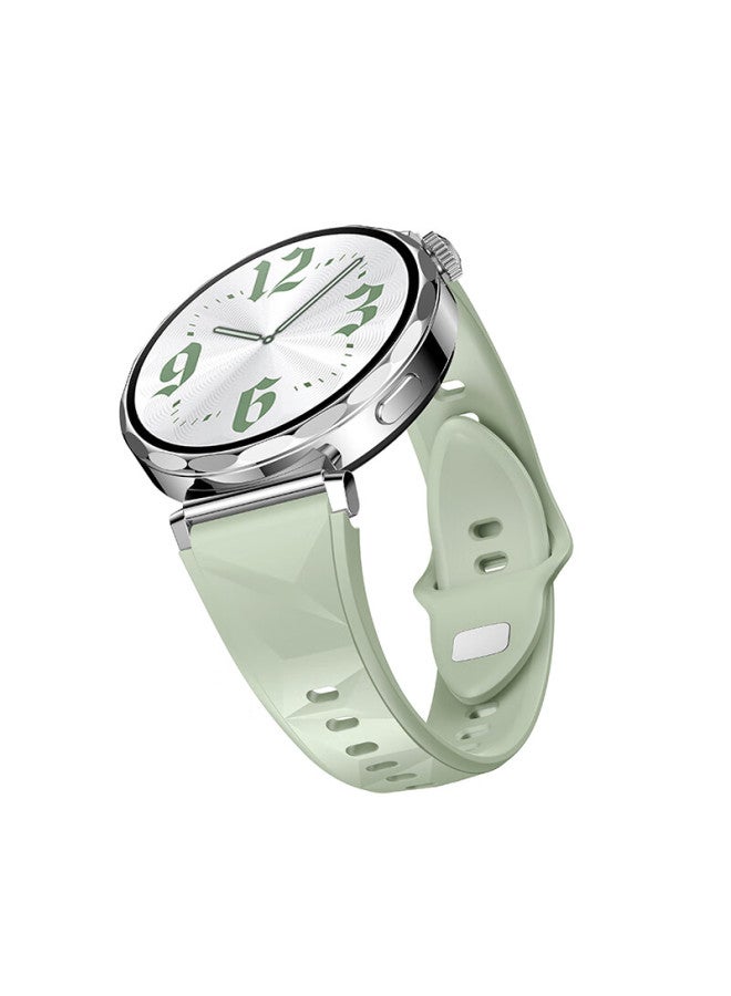 Watchbond Compatible With Huawei Watch Gt5 Strap For Women, 41mm Fluorine Rubber Watch5 Band, Smart Sports Watch Gt5 Pro/gt5 Women's 18mm High-end Fashion Wristband - Image 2