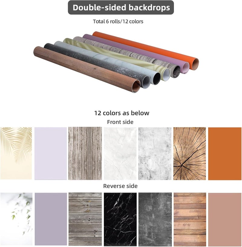 BPA® Flat Lay Seamless Photography Backdrops Set - Image 4