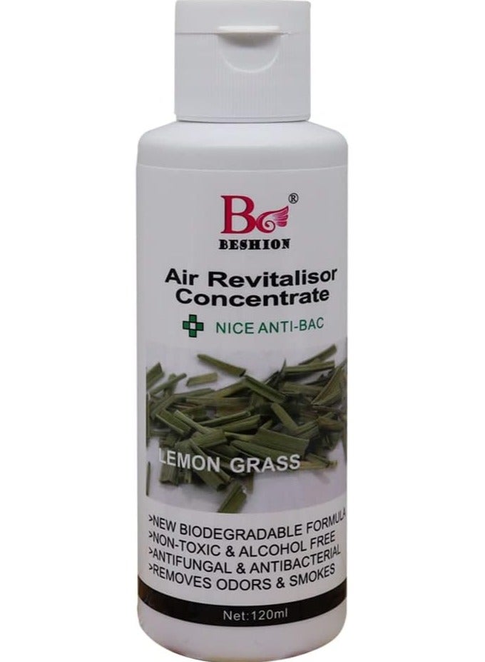 Lemon Grass 120ML - Beshion Air Revitalisor Concentrate Water-Soluble Drops For Humidifier - Image 1