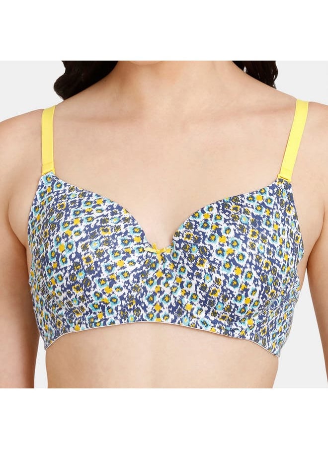 Zivame Printed Padded Wired Bra with Adjustable Shoulder Straps - pzsku/Z0B1DB0F6CB9F94208E33Z/45/_/1728454076/cb5976a1-1a25-4700-9e4b-488dd4fa3a91