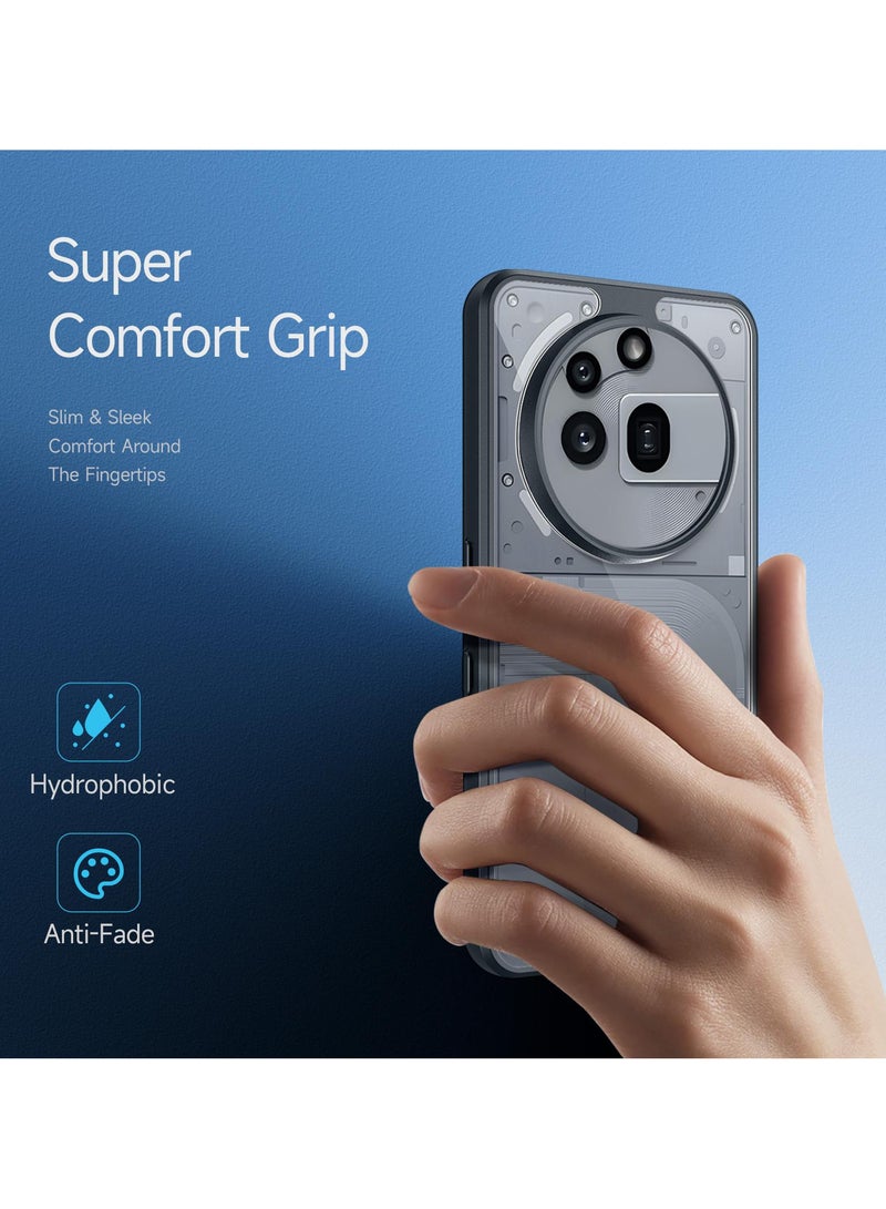 DUX DUCIS Aimo Cover for the Nothing Phone 3a Pro mobile phone slim transparent matte cover made of TPU polycarbonate, polypropylene, silicone - black - Image 5