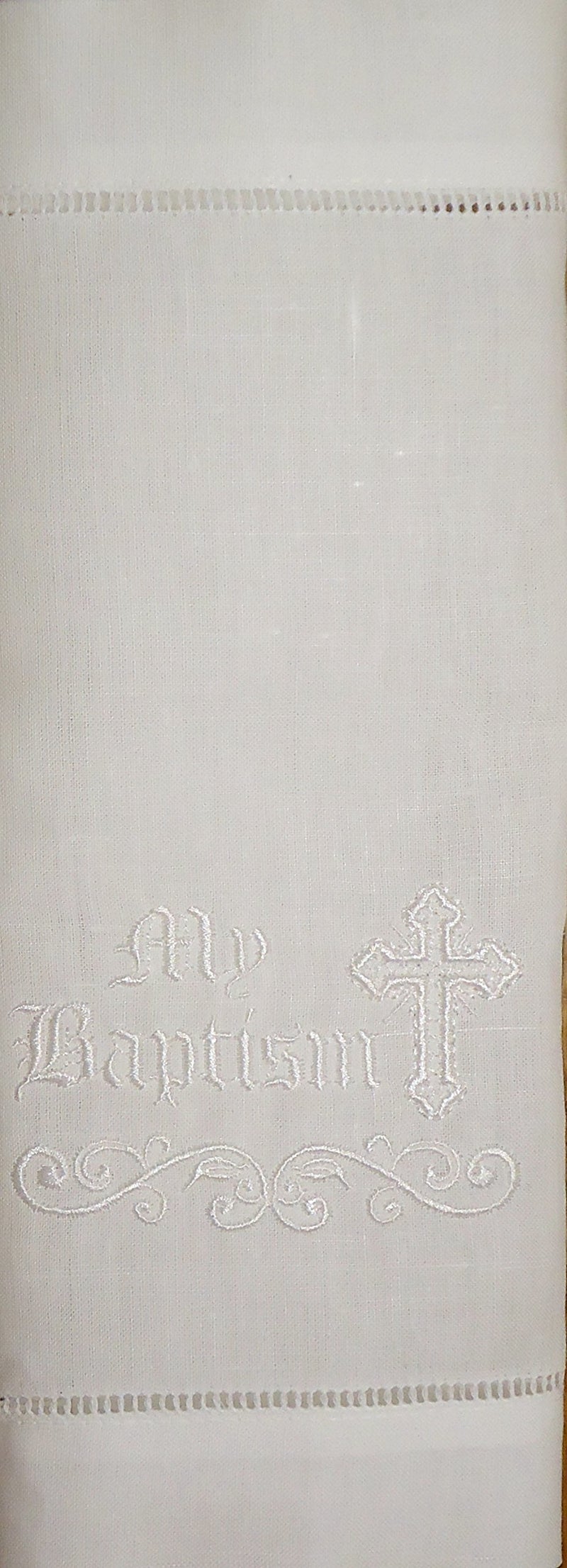 Integrity Designs Baby Baptism Cloth with White My Baptism - Image 2