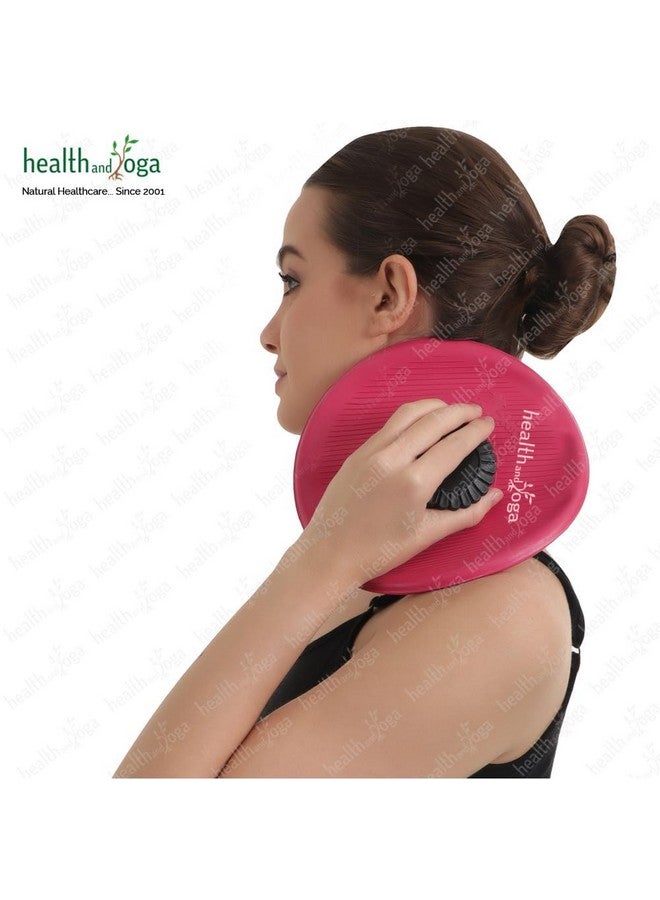 SoulGenie HealthAndYoga® Rubber Cooling Ice Bag - Vintage Design, Leak Proof Cap, Non-Toxic - Soothes Headaches, Sprain, Swelling, Sports Injury- Pain Relief- Cold & Hot Therapy- Home, Office, First Aid Kit  - Image 3