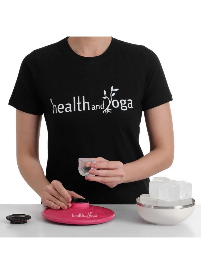 SoulGenie HealthAndYoga® Rubber Cooling Ice Bag - Vintage Design, Leak Proof Cap, Non-Toxic - Soothes Headaches, Sprain, Swelling, Sports Injury- Pain Relief- Cold & Hot Therapy- Home, Office, First Aid Kit  - Image 4
