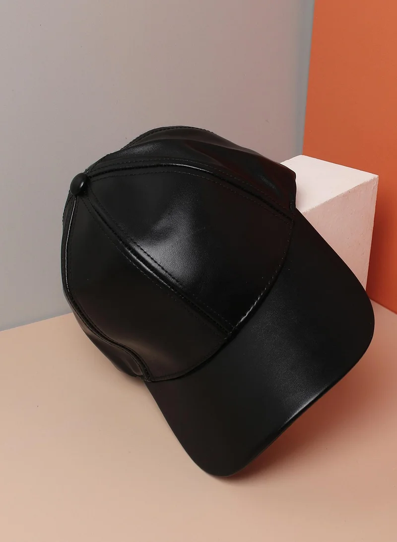 Lustrous Panelled Cap