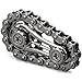 LNCOJOLM Cool Sprockets Fidget Bike Chain Hand Roller for Anxiety Relief Assemble Fidget Spinner Ring Toy for Gift Metal Fingertip Spinning Sensory Toy for Adult Kid 48 812 - Image 2