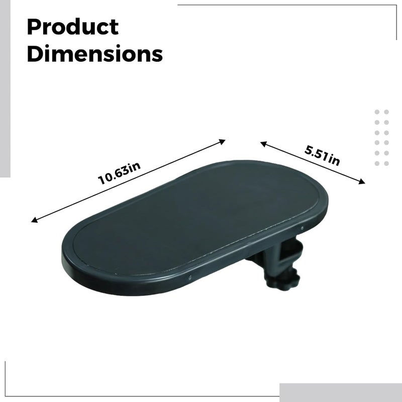 Intercity storage hub Computer Armrest with Mouse Pad Extender, 10.6 in / 27 cm Board, Ergonomic Arm Rest Support for Desk, Keyboard Hand Wrist Rest, 180° Rotation, Comfort Elbow Arm Rest Season change compatible build Classic modern blend design Stable base Assorted trendy color picks Flexible sizing options Global versatile design All budget friendly options All-scene tailored quality Global sizing options All user group compatible Assorted natural tone picks Trendy budget practical design General compatible practical design Consistent single item quality Repeated assemble detach compatible Integrated warehouse solution Connectable modular Simple multifunctional build Durability enhanced Market mainstream color picks Nationwide courier network UV resistant Fast & slow shipment compatible Multi-color available build - Image 3