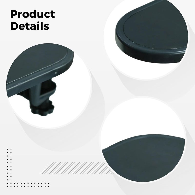 Intercity storage hub Computer Armrest with Mouse Pad Extender, 10.6 in / 27 cm Board, Ergonomic Arm Rest Support for Desk, Keyboard Hand Wrist Rest, 180° Rotation, Comfort Elbow Arm Rest Season change compatible build Classic modern blend design Stable base Assorted trendy color picks Flexible sizing options Global versatile design All budget friendly options All-scene tailored quality Global sizing options All user group compatible Assorted natural tone picks Trendy budget practical design General compatible practical design Consistent single item quality Repeated assemble detach compatible Integrated warehouse solution Connectable modular Simple multifunctional build Durability enhanced Market mainstream color picks Nationwide courier network UV resistant Fast & slow shipment compatible Multi-color available build - Image 4